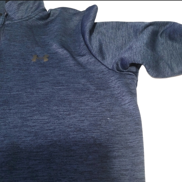 Under Armour Men's Large Fleece Sweatshirt Blue - Picture 11 of 13